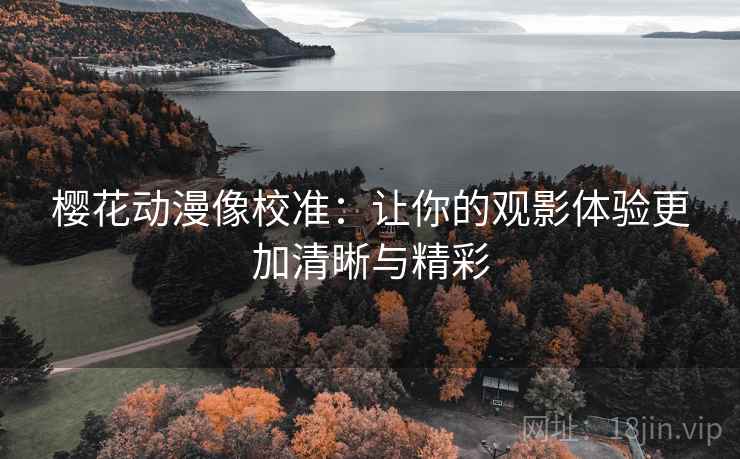 樱花动漫像校准：让你的观影体验更加清晰与精彩